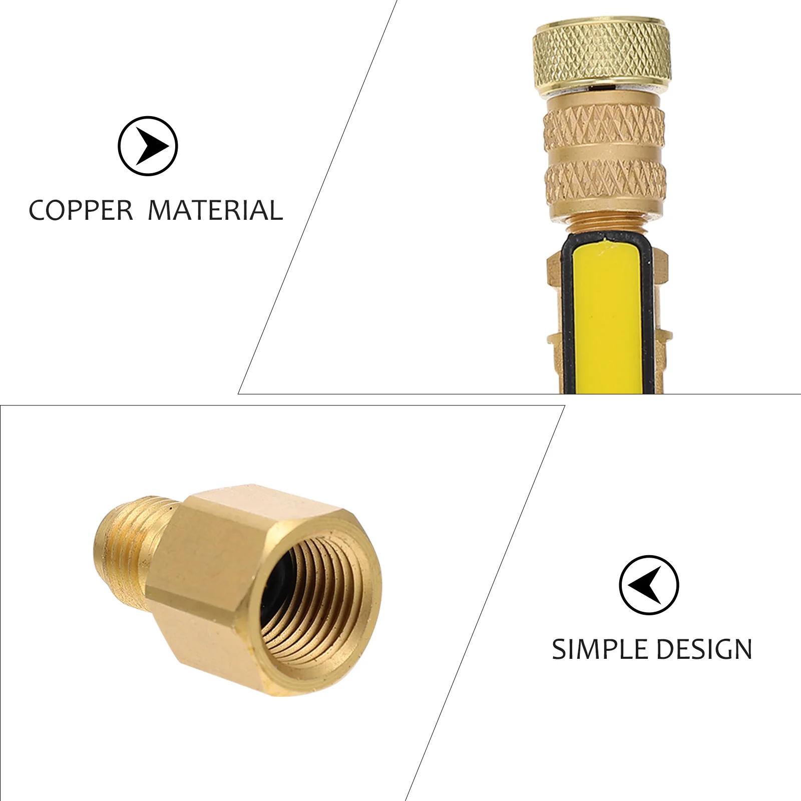 

1Set Valve Core Remover Installer Compact Design Easy Carry Use Tire Core Removal Tool Dual Size R410a System