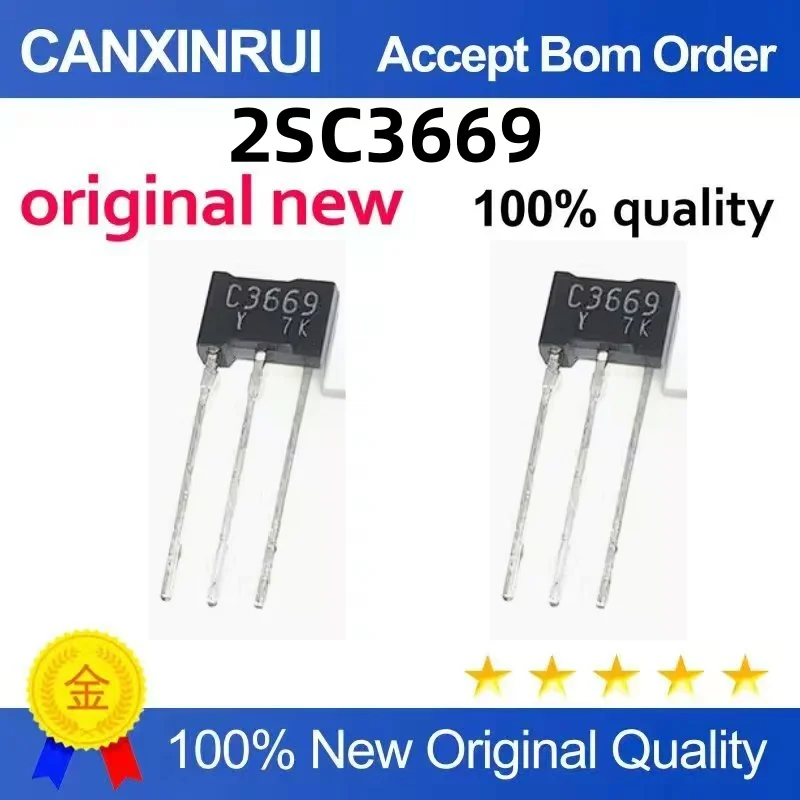 (10-300piezas)Brand new in stock transistor 2SC3669 2SC3669-Y C3669-Y C3669 TO-92 can be purchased directly.