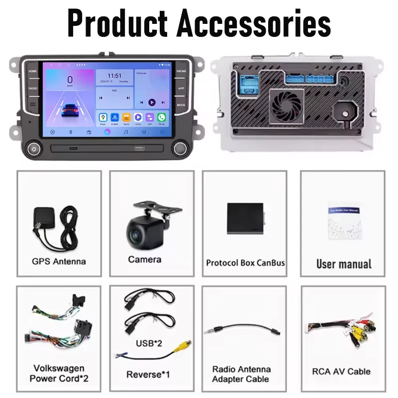 Android 15 Car Radio multimedia Player 7
