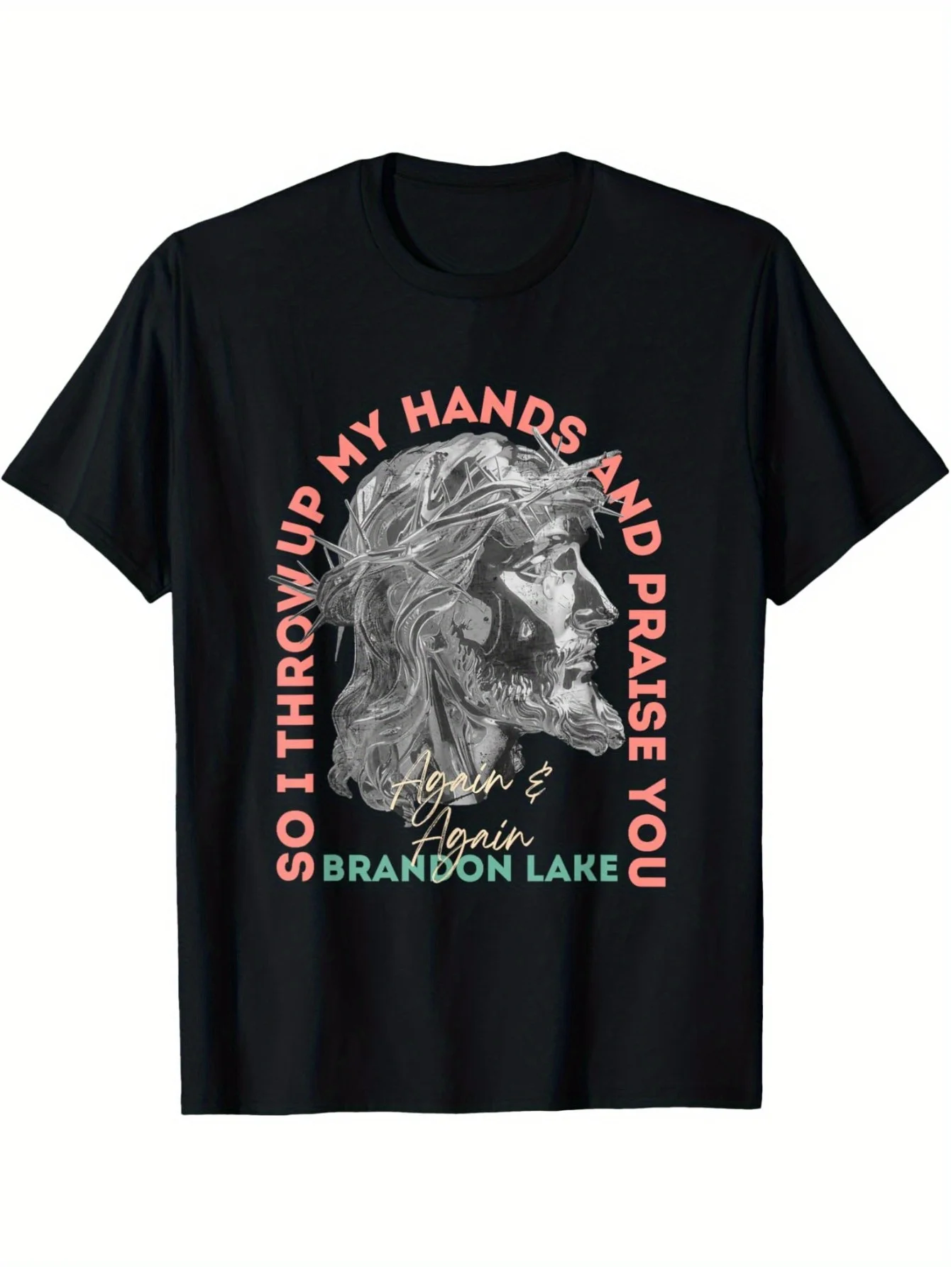 Brandon That's Who I Praise Tear Off The Roof Lake T-Shirt Short Sleeve, Unisex, Cotton Material, Comfortable Fit, Sizes S-XXXL,