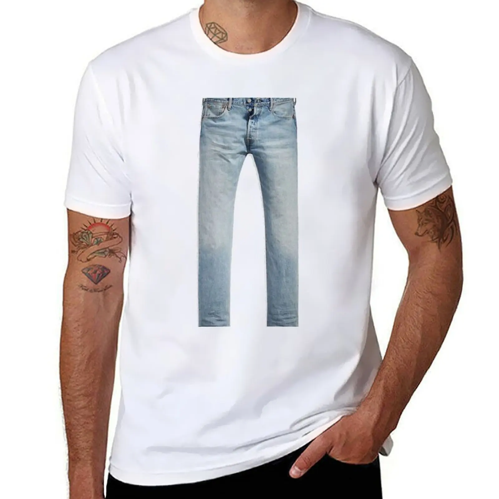 

JEANS SHIRT T-Shirt t shirt man cotton t shirts for man pack white man t shirt designer T-shirt