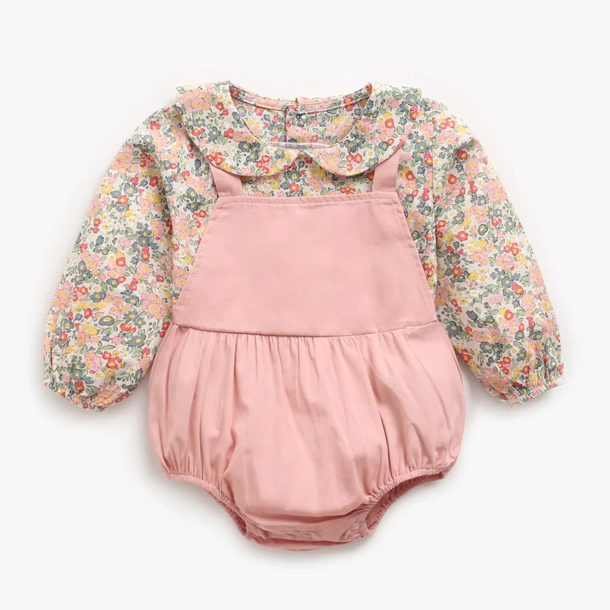 Baby-Mädchen-Bodysuits Prinzessin Frühlingsdruck Herbst Süße Säuglings-Onesies Langarm-Kleidung – Detail 5