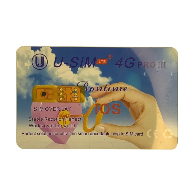 USIM 4GPRO ซิมการ์ดปลดล็อคสำหรับ Phone13/12/11/ชิปสมาร์ทถอดรหัสไปยังซิมการ์ด