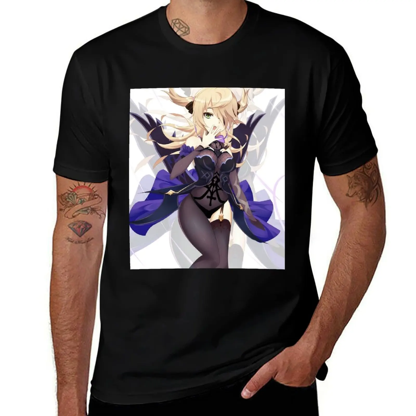 Fischl Genshn Impact T-Shirt Casual Graphic Print Tee T-Shirt