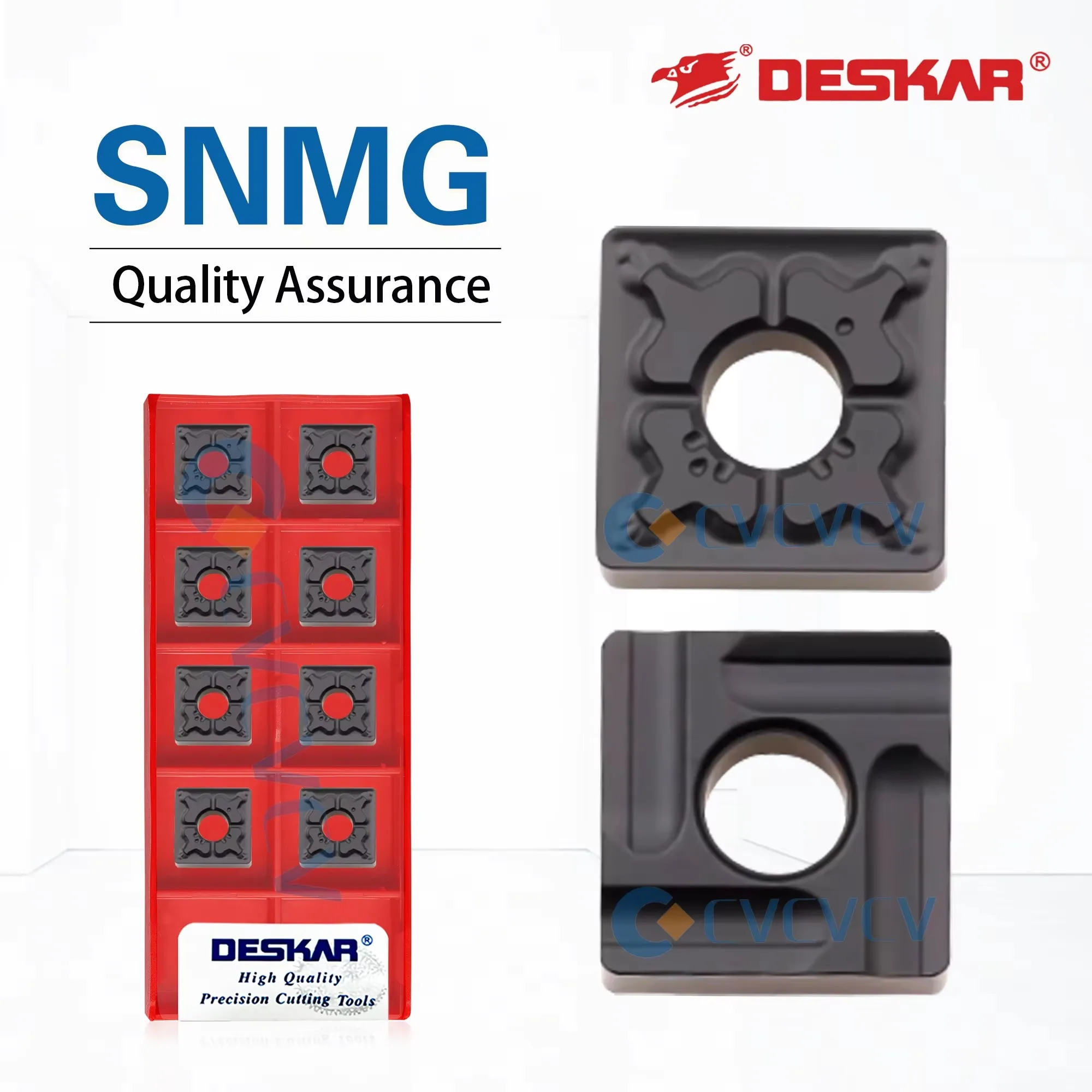 SNMG120408R-S L-S TM LF9118 DESKAR 100% Original Numerical Control lathe Cutting Blades Use For Processing Steel Parts Inserts