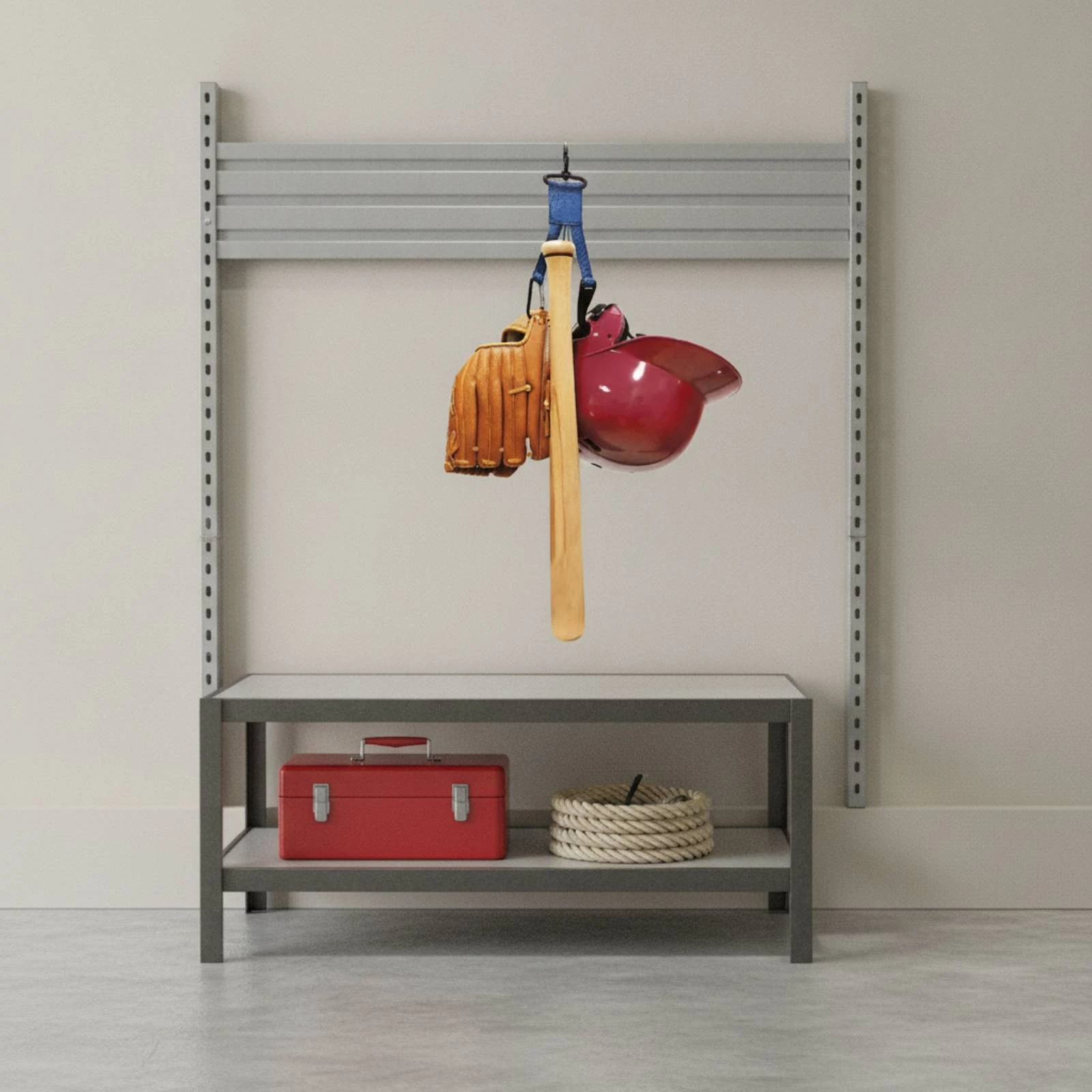 Sports Equipment Locker - حامل معدات رياضية متعدد الوظائف مع