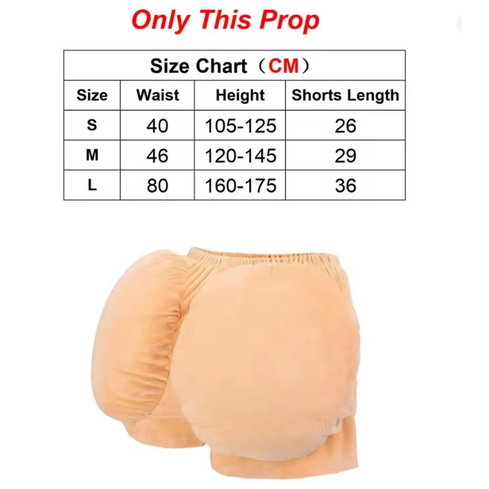 Children's Padded Hip Costume for School Plays Accessory Funny Character Outfit