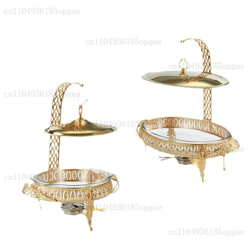Foreign trade commercial heat-resistant glass alcohol furnace buffet Buffy furnace food hanging insulation heating furnace