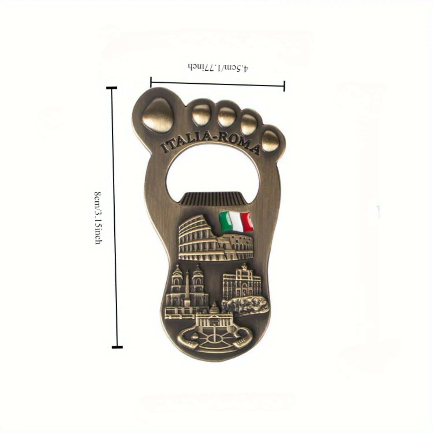 1pc, Bottle Opener, Creative Foot Shape Bottle Opener, Solid Color Bottle Opener, Suitable For  Or Household, Barware Tool, Wedd