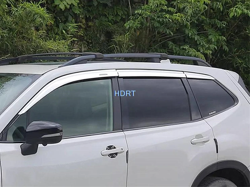 Window Wind Deflector Door Visor Cover For Subaru Forester 2019 + Car Style Accessories Weather Shield Wind Sun Rain Guard Side