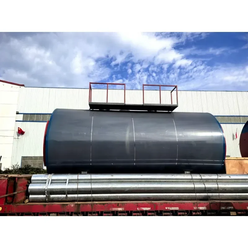 i ASME-certified Industrial Fire Tube Horizontal Dual-fuel Atmospheric/Pressurized 2.1MW Hot Water Boiler 92% Thermal