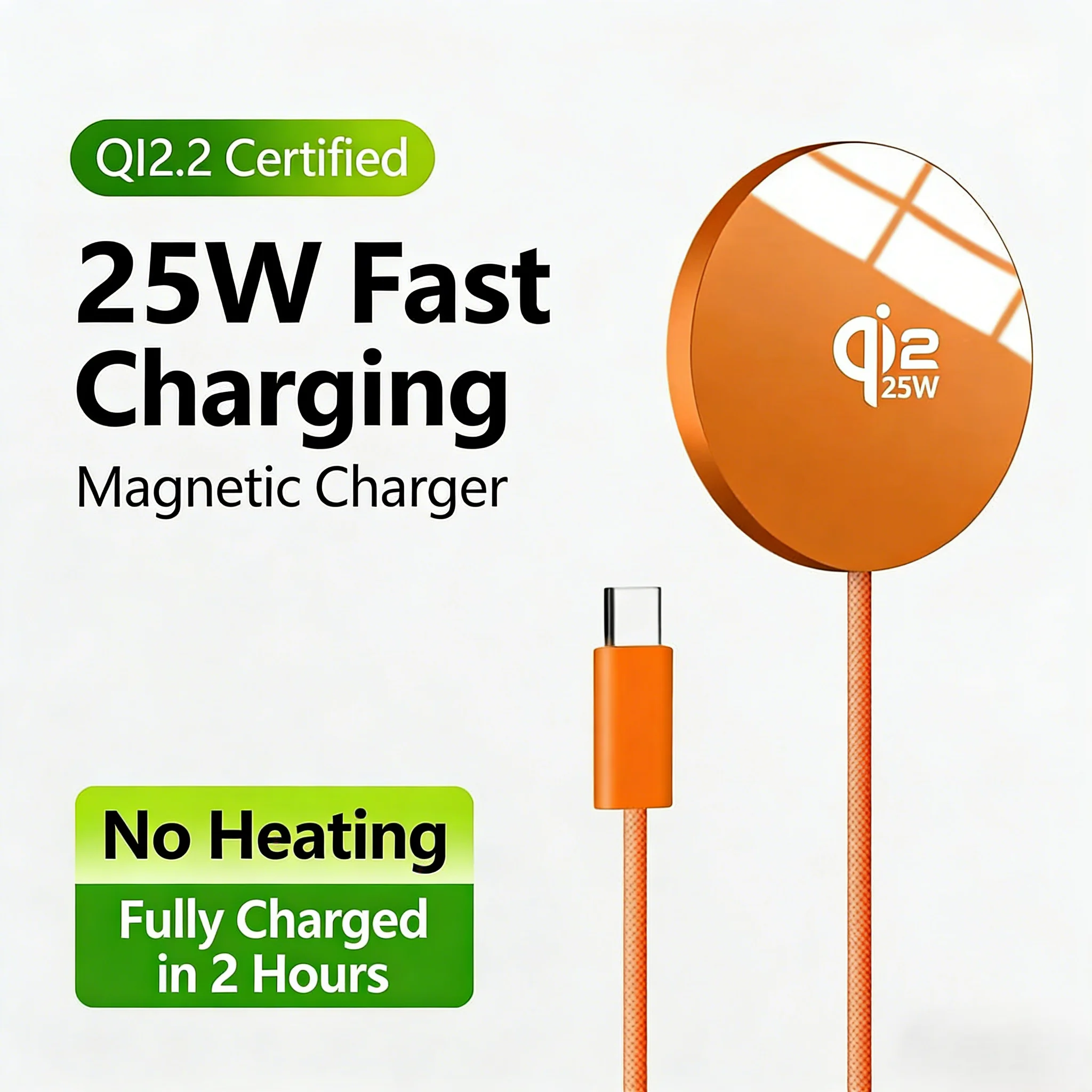 iPhone S25 S23 Magnetic Wireless Charger 25W