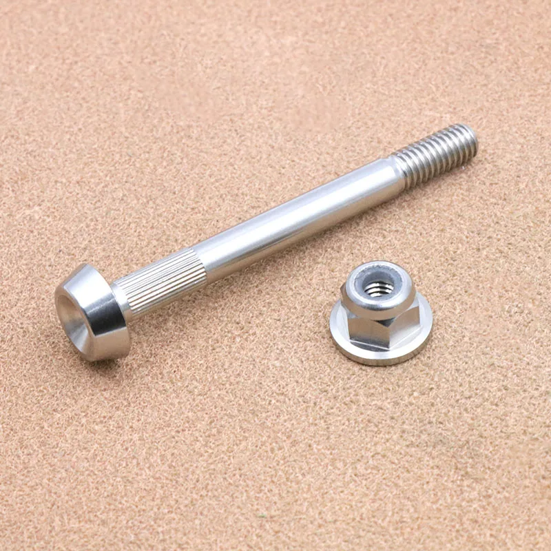 For  Brompton Ultra Light Titanium Bicycle Rear Shocks Bolts Nut Folding Bike Shock Absorber Parts