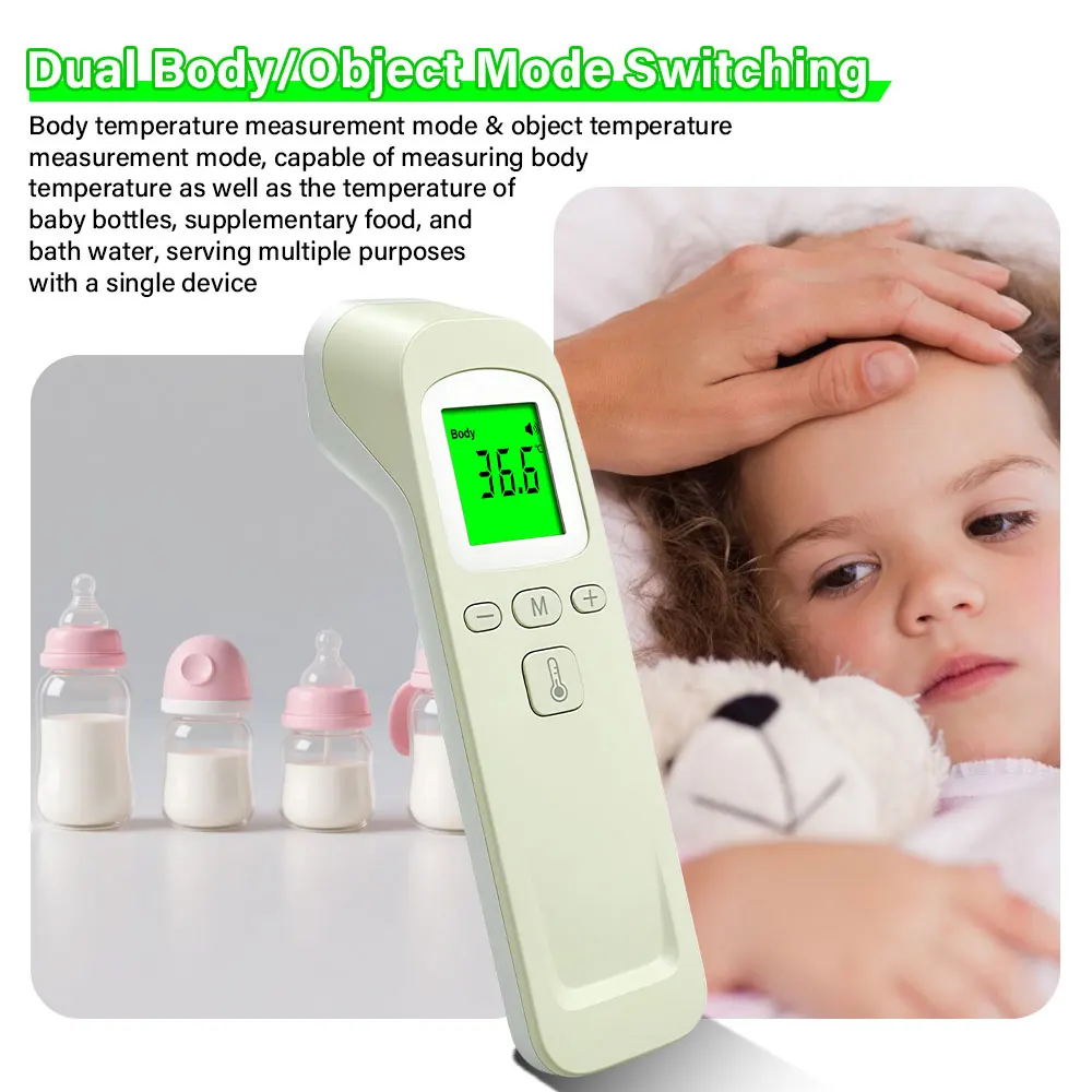 Infrared Thermometer Body Digital Electronic Non-contact Forehead Measure Temperature Tool Forehead Thermometer