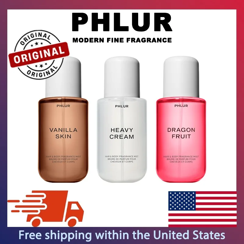 PHLUR الفانيليا الجلد الثقيلة كريم التنين الفاكهة أو دو عطر النساء رذاذ العطور الأصلية الكشمير الخشب خشب الصندل العطور أوم