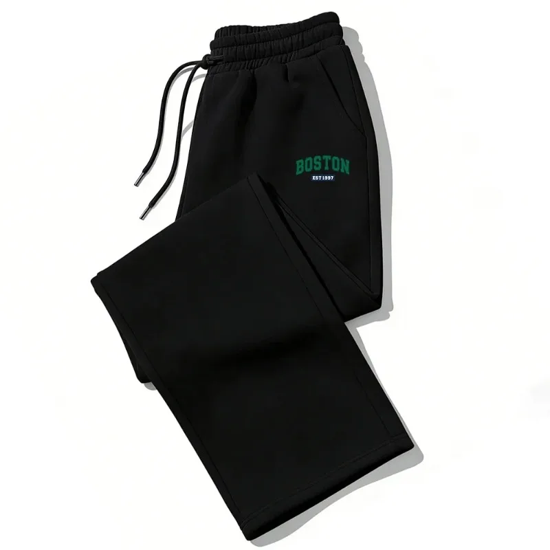 Men's sports pants printed daily casual fashion pants sports jogging sweatshirt men's pants - Image 4