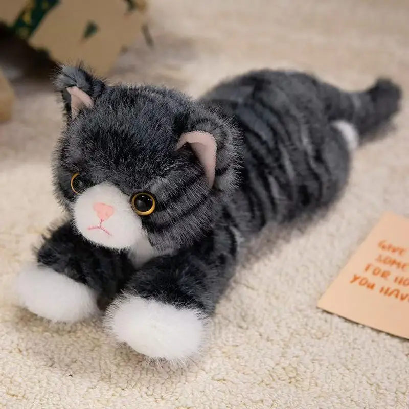 40/50cm Latest Cat Series Doll Simulation Stuffed Plush Toy Cartoon Anime Cute Pillow Children's Birthday Gift Fun Doll