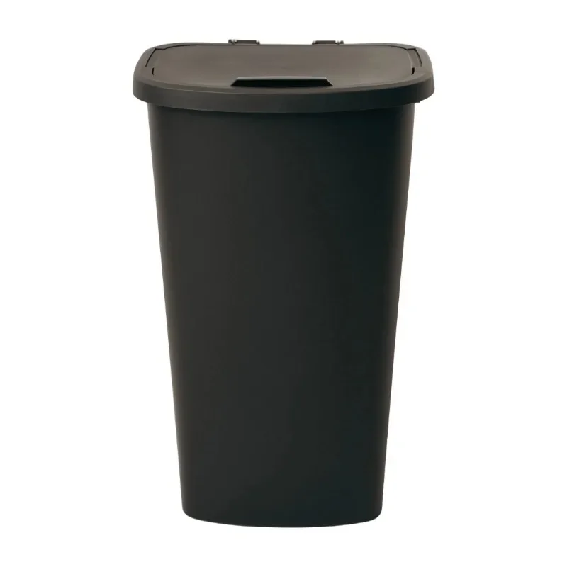

HOME.Black 11 Gallon Trash Can, Plastic Lift Top Kitchen Trash Can,Fast delivery