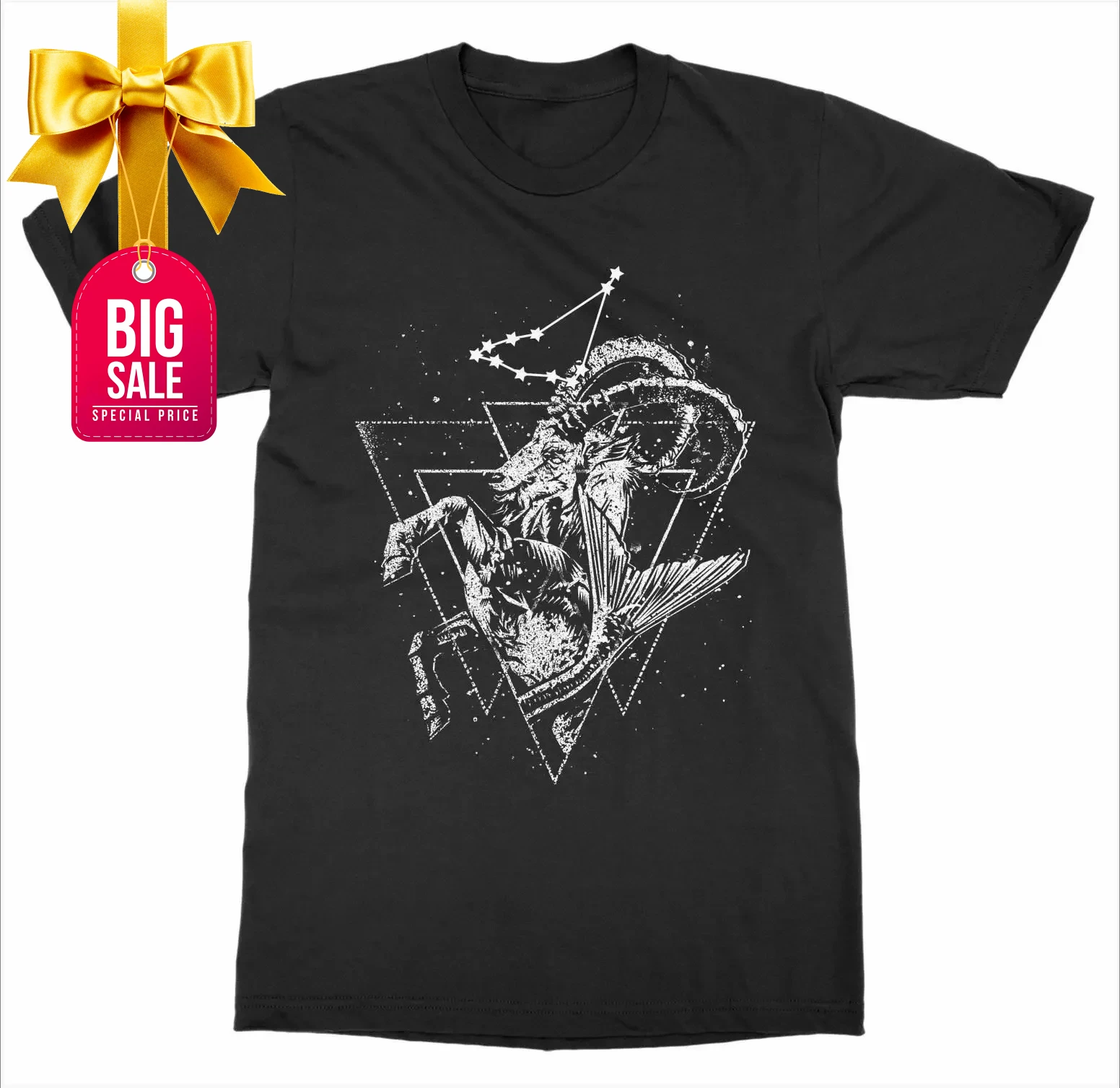 Horoscope Astrology Sign Zodiac Capricorn Birthday Gift Mens T-Shirt Summer Cotton Short Sleeve O-Neck Unisex T Shirt New S-3XL
