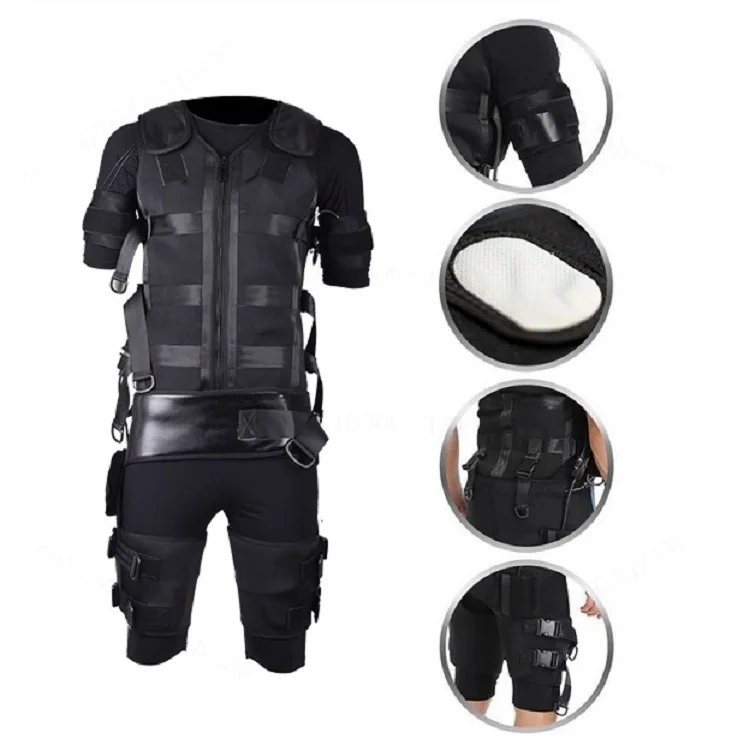 Tactical Style EMS Fitness Suit Set Micro‑Current Pulse Training Garment Full‑Body Electric Muscle Stimulation Outfit for Gym