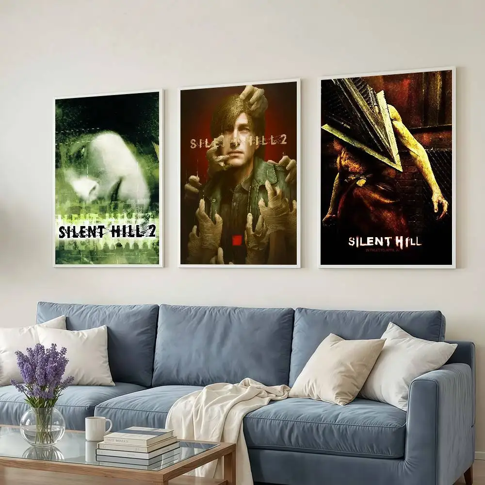 Silent Hill Game Pyramid Head monster Posters Wall Decorations For Dorm Rooms Bedroom And Living Room Gift