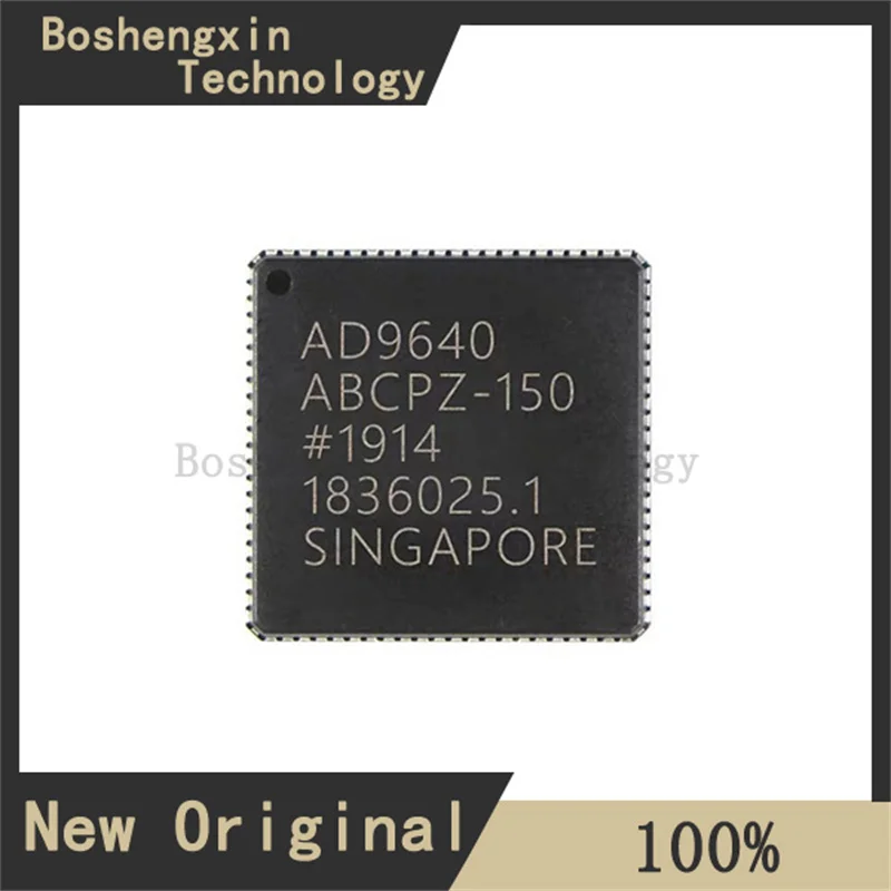

1Pcs AD9640ABCPZ-80 is a dual-channel 14-bit, 80/105/125/150MSPS analog-to-digital converter (ADC) AD9640ABCPZ-80 LFCSP-64