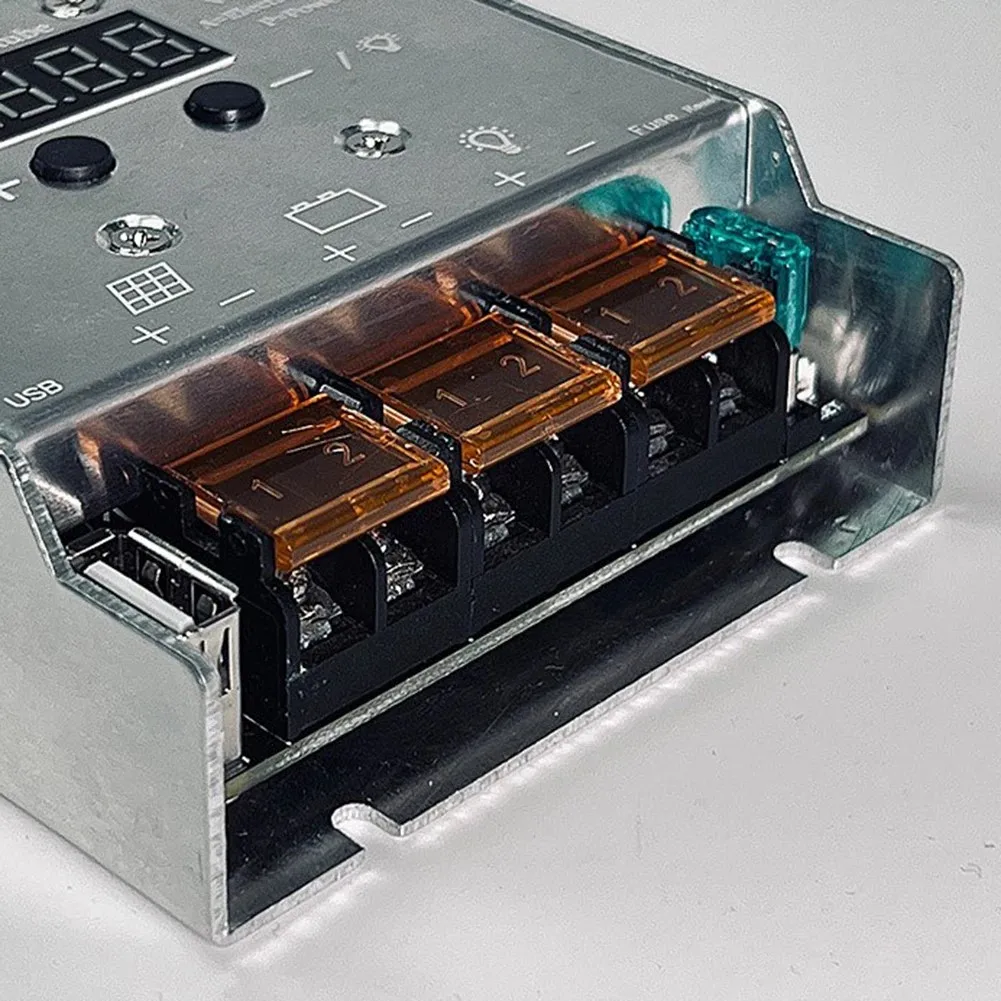 Imagem -05 - Controlador Step-down Solar Mppt 450w Entrada 18v80v Carregamento Step-down para 12v 24v Bateria de Lítio de Gel de Chumbo-ácido