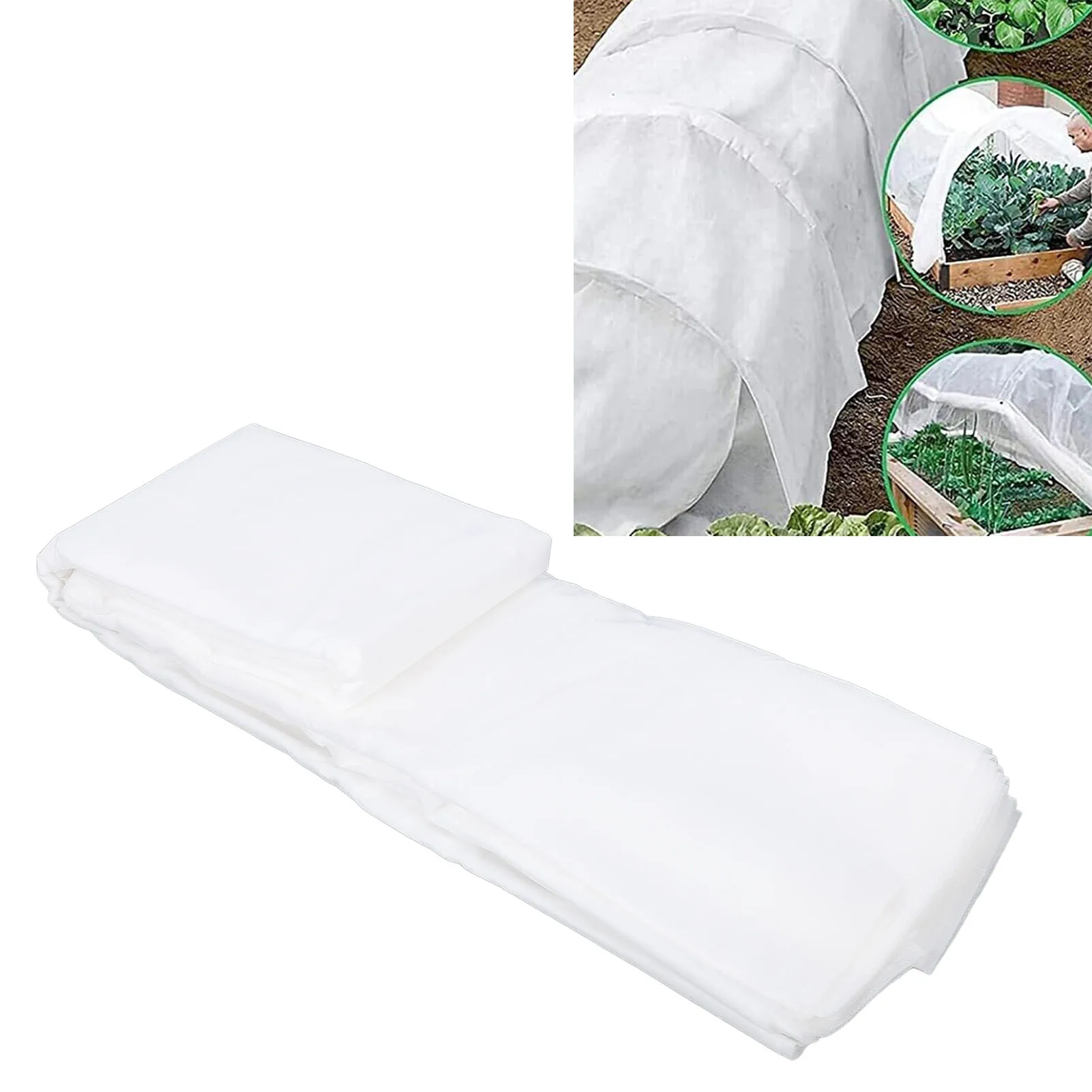 Plant Anti Freeze Cover Nonwoven Bird Proof UV Resistant Breathable Plant Frost Blanket For Winter