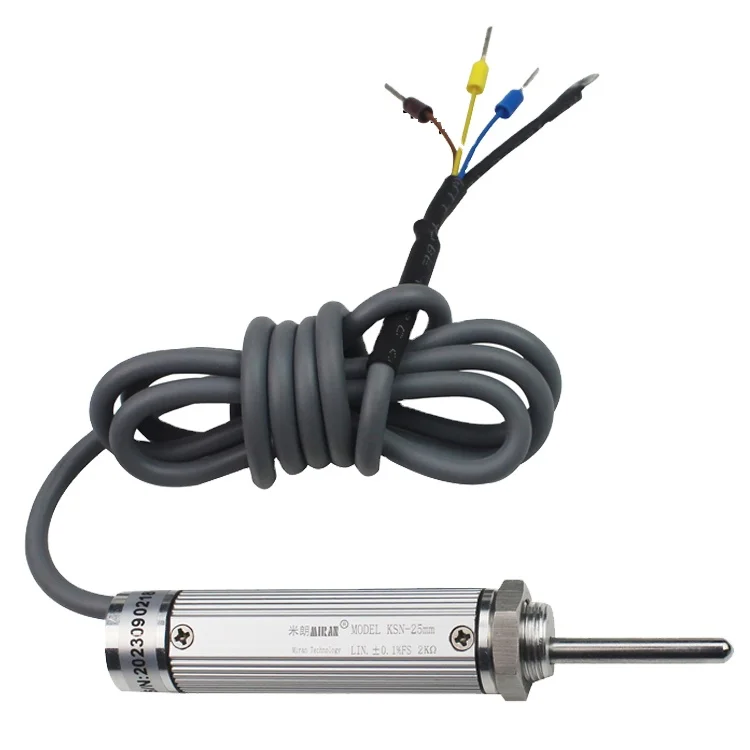 NEWMIRAN KSN Mini Size Recover Linear Potentiometer with Spring Self-return Position Sensor Displacement Transducer