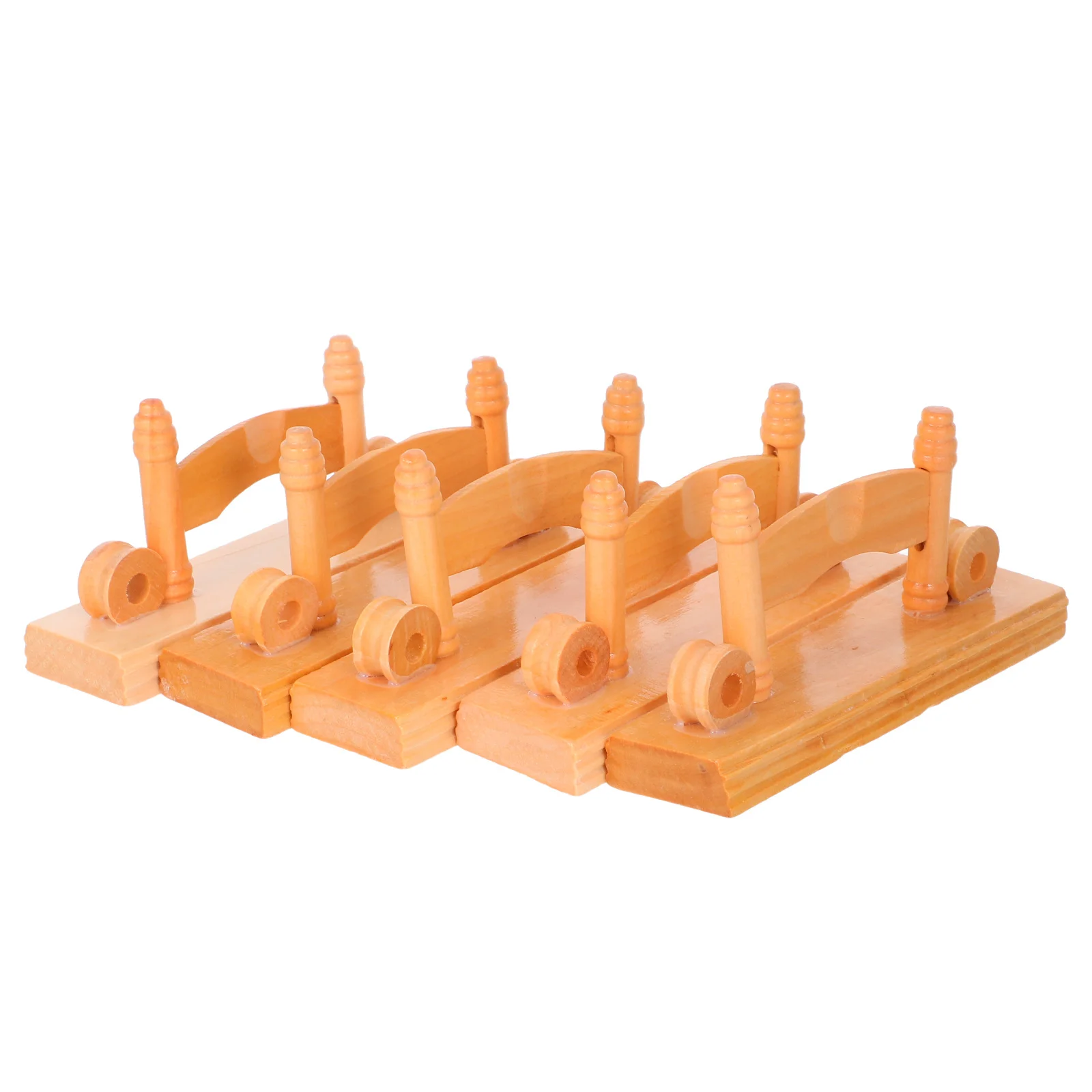 

5Pcs Fan Rack Wooden Folding Display Stand Handheld Fan Holder Organizer Decorative for Home Office Study Chinese Display Stand