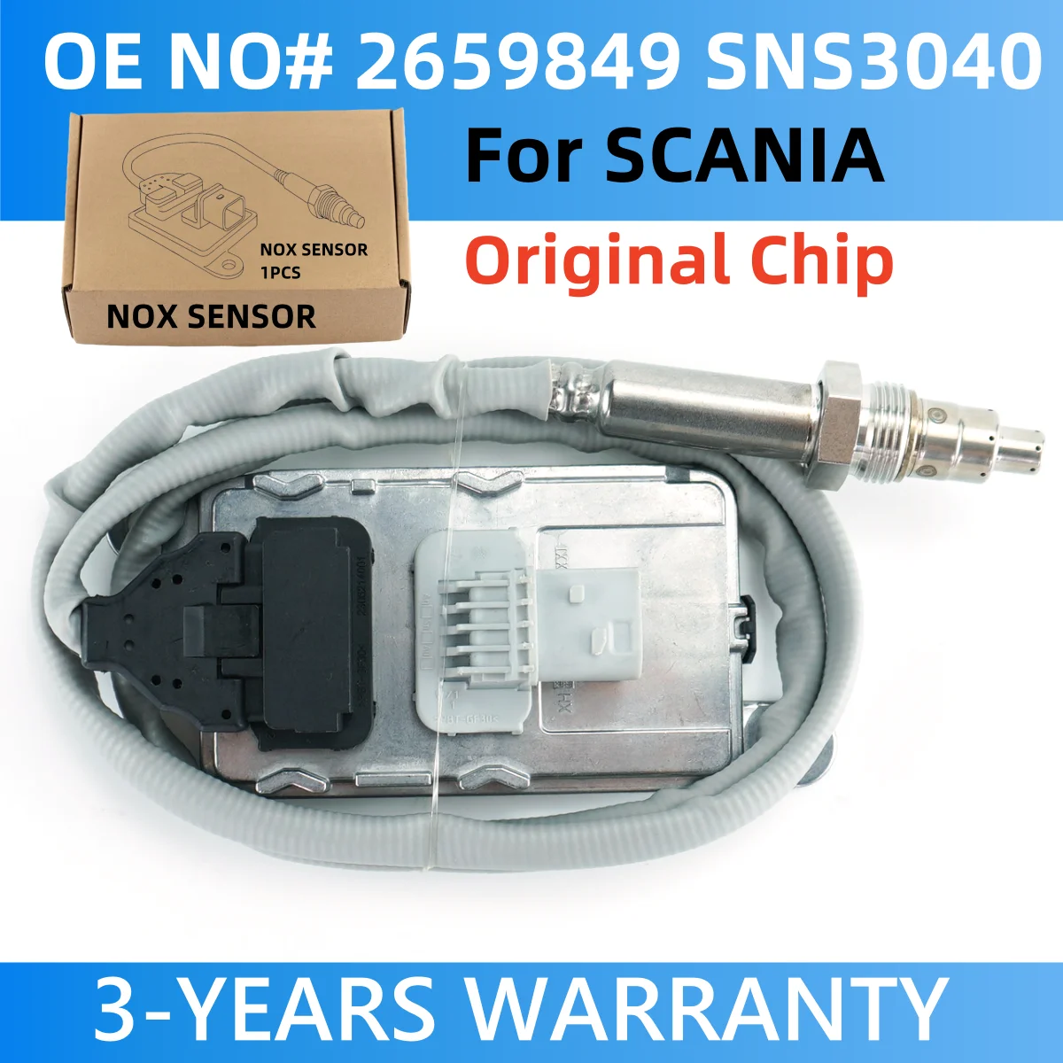 2659849 SNS3040 2294290 For NGK Probe Nitrogen Oxide Sensor High Quality Chip 2064768 2247380 2296800 For Scania Truck
