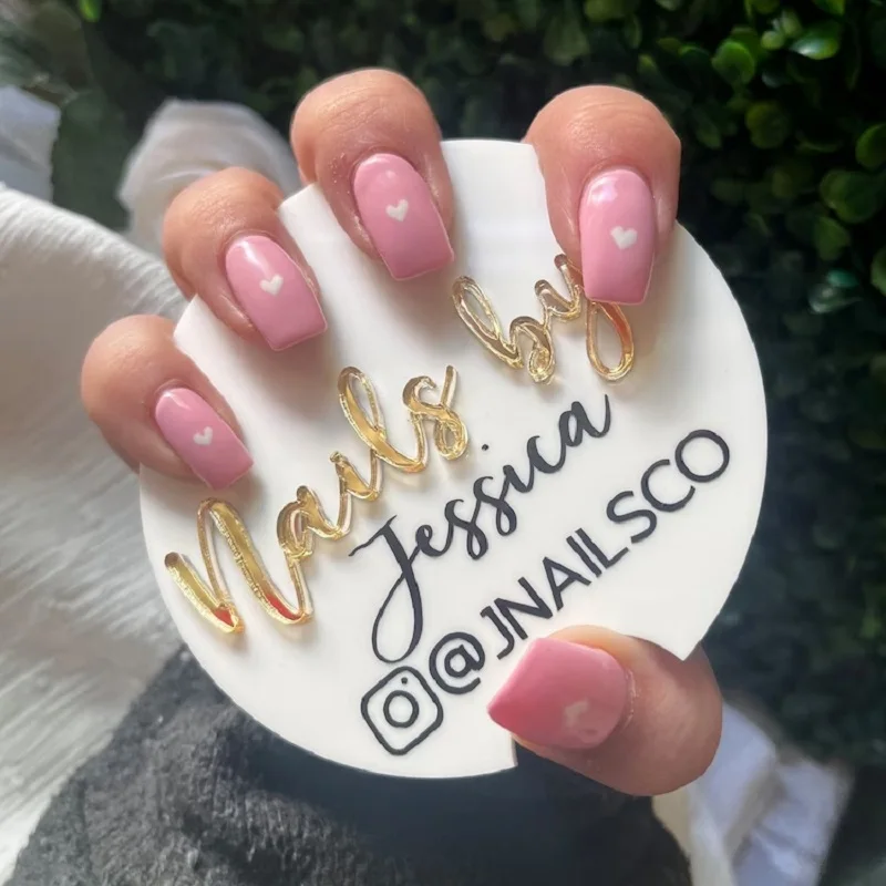 Nail technician, beauty salon prop, nailfie disc,beauty room,business logo,social media picture prop,Personalised logo branding