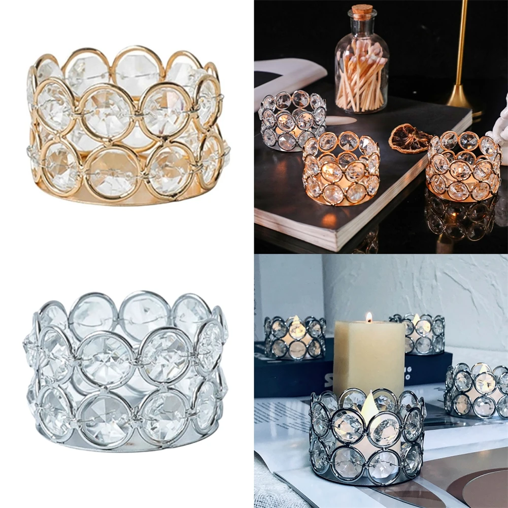 Luxury Style Candle Holders Simple Golden Wedding Decoration Bar Party Living Room Decor Home Decor Candlestick