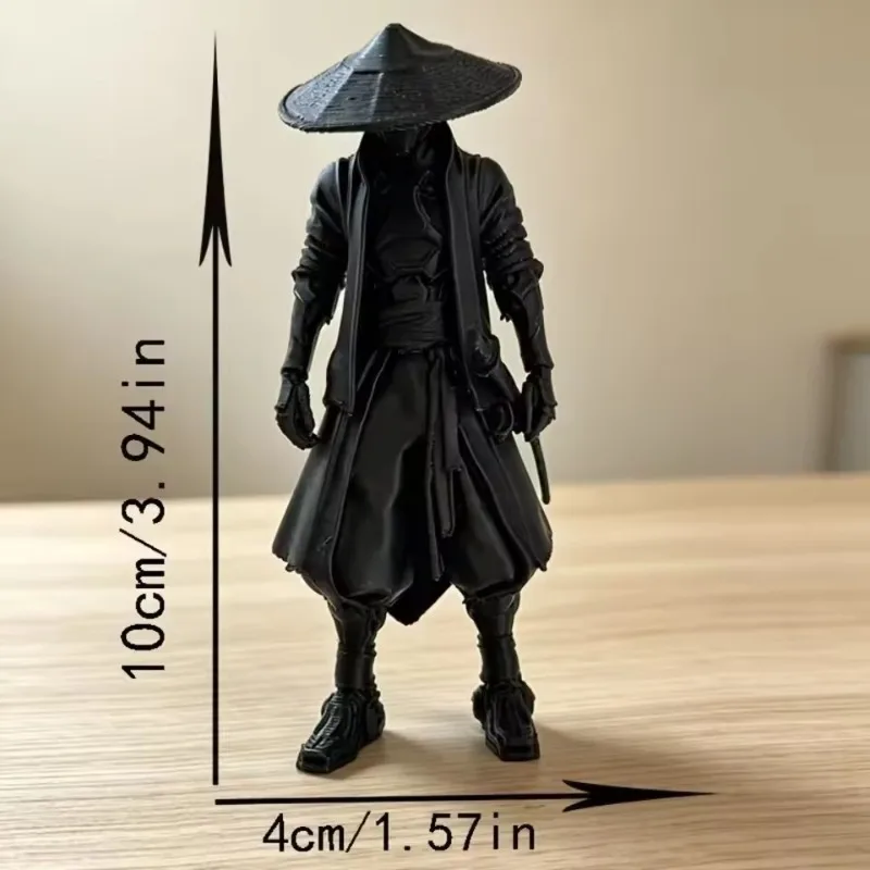 Novelty Funny Ninja Statue Decorative Model Creative Samurai Ornaments Multi-functional 3D Printed Warrior Ornament Home view 6