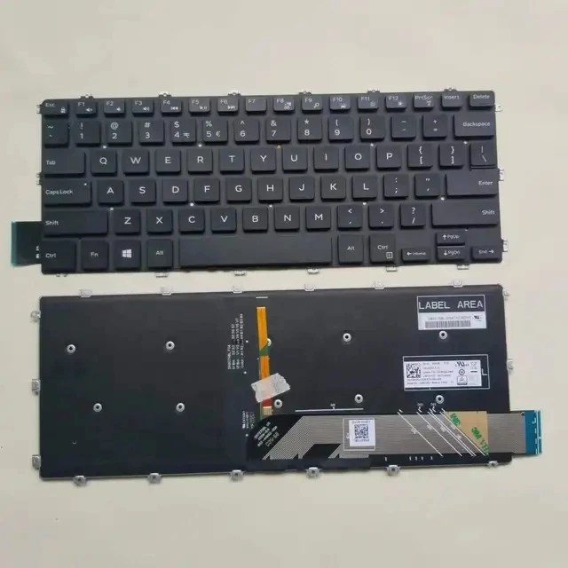 

For Dell Inspiron 7386 7380 7580 7586 5580 5582 5585 5480 5481 5482 5485 Latitude 3400 3310 3390 Arabic AR Backlit Keyboard