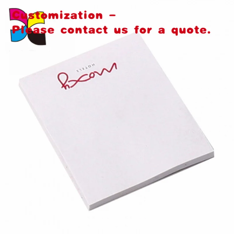 custom.Customize Design Colorful Stick Offset Paper Printing Glue on Back Tear off Notepad