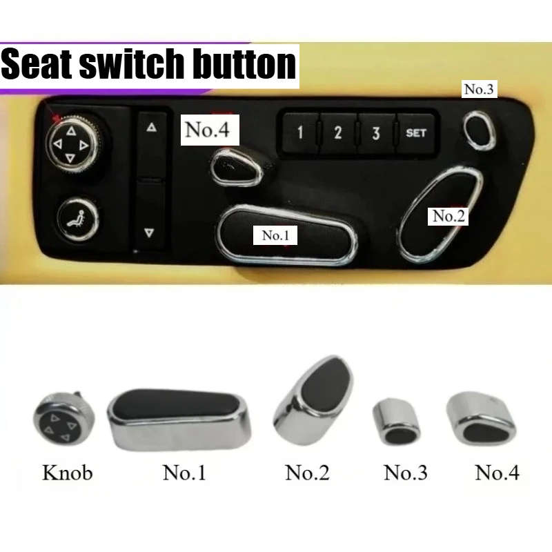 1pc Seat Adjustment Switch Button Fit for Bentley Continental GT Flying Spur Mulsanne Replacement Part