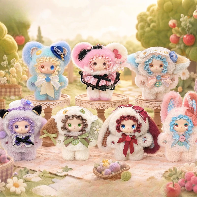 LOVELY EMMA Série Poème Pastoral Boîte Mystère Surprise Figurine Anime Porte-clés Jouet Surprise Poupée Mignonne en Vinyle Pendentif de Sac Cadeau