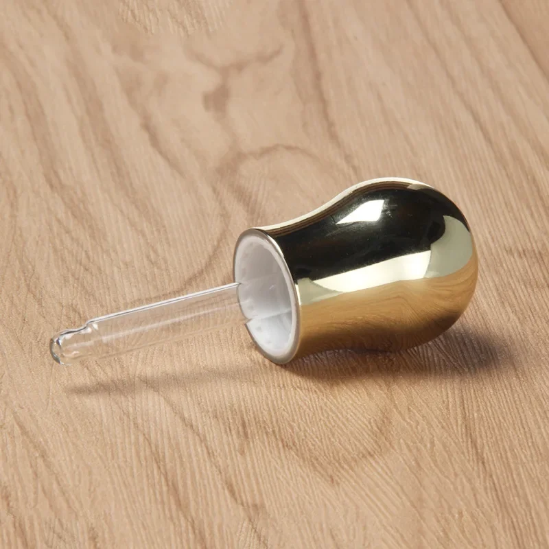 40ml Dropper Bottle New Design Push Button Flat Shoulder Essential Oil Bottle Cosmetic Glass Dropper Bottle Refillable Bottle