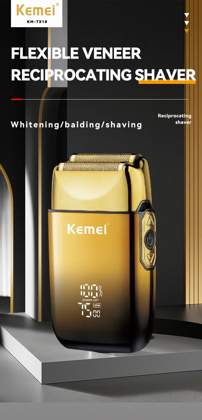 Kemei Haarschneidemaschine Km-2299 Km-1757 Km-TX10 Haarschneidemaschine Lokale Kühlung Professionelle Haarschneidemaschine 0 mm Haarschneidemaschine Set – Detail 19