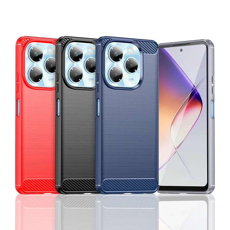 Stoßfeste, weiche Silikon-TPU-Rückseite für Infinix Note 40 pro 40X 4G 5G – schützende Handyhülle