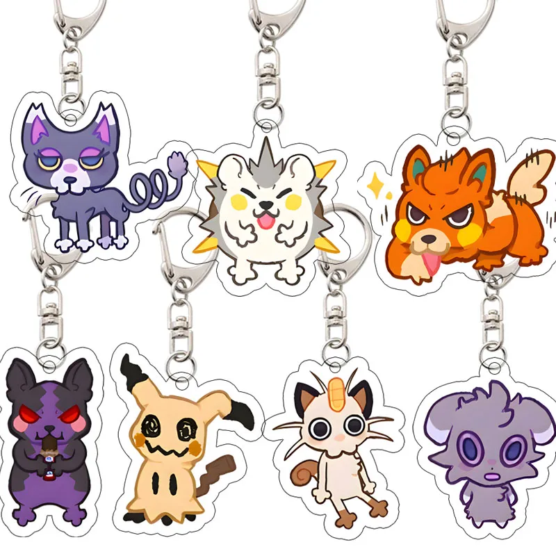 

Милый брелок-подвеска для сумки в стиле Покемон: Пурлоин, Болтунд, Мимикью, Мяут, Эспур. Аниме-коллекция, подарок.