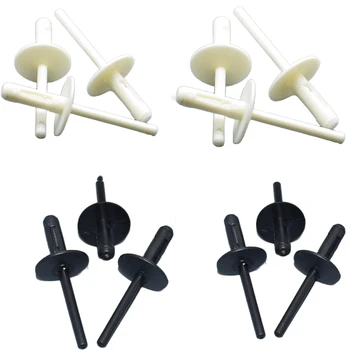 worldgolden 10 Stück Auto-Befestigungselemente Blindniet für BMW # 517170029532   schwarz oder weiß 51717002953 , 51777171004