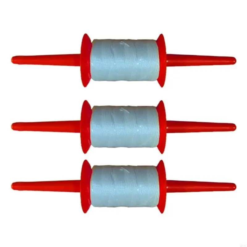 M89C 3pcs Kites String Spool 150m Rápido Recuperación Sistema manejo Nonslip cometas Línea Velete para uso del