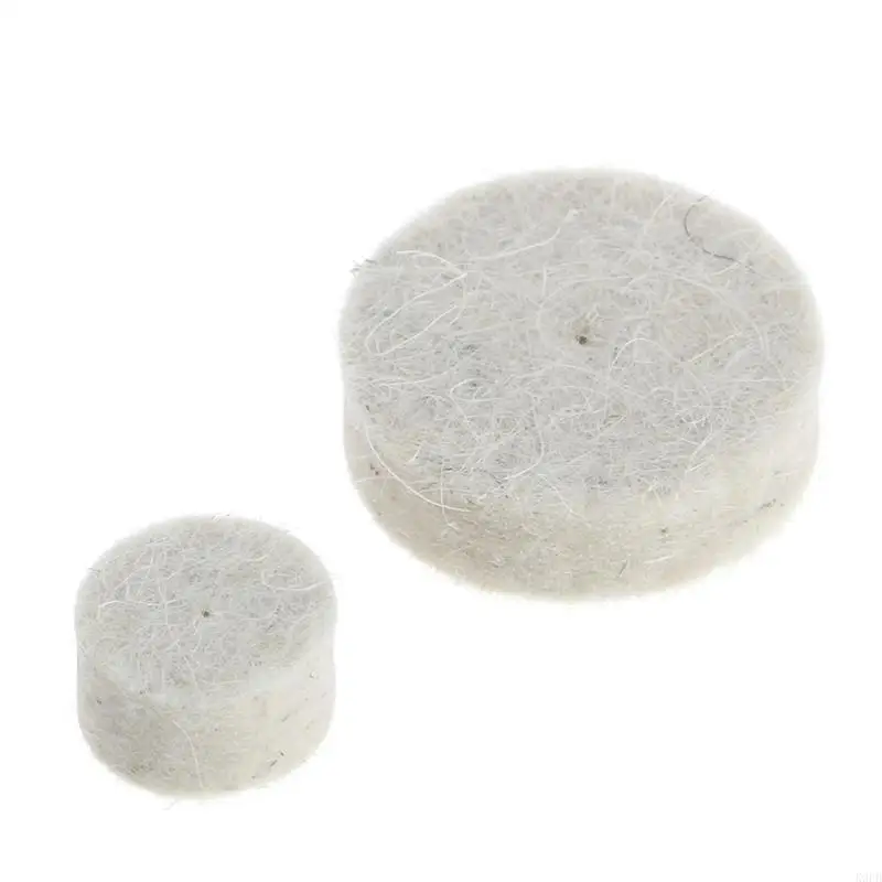 

K9FB 50 Pcs 13mm Wool Felt Polishing Buffing Wheel Grinding Pad + 4Pcs 3.15 mm Shank