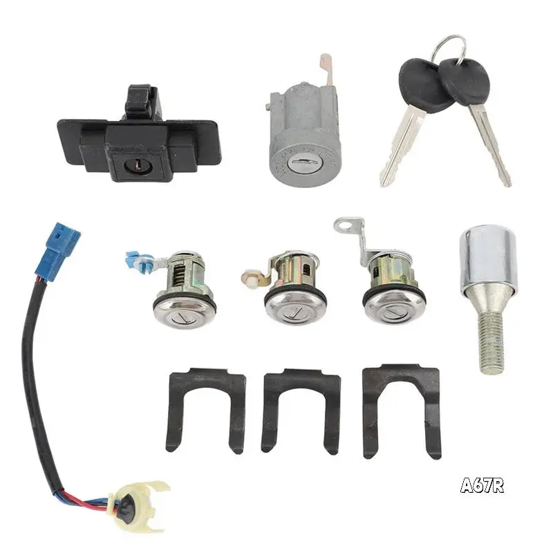 

MR259111 Full Lock Cylinder Key Assembly Replacement For Mitsubishi Pajero Montero 2Nd 1990 To 2004