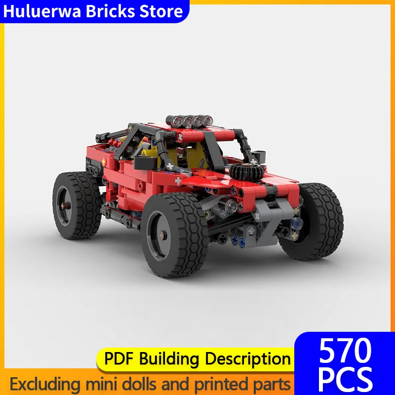 

Speed Racing Car Model MOC Building Bricks Off-Road Beach Buggy Modular Technology Gifts Holiday Assemble Children Toys Suit
