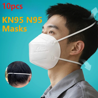 10pcs N95 Masks N95 Face Masks Disposable Protective Mask Outdoor Health Safety Protective Accessories Filter Mask Respirator