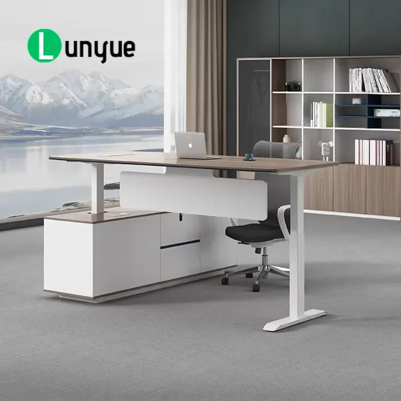 Height Adjustable Standing Desk Electric Lift Computer Table Ergonomic Office Furniture for Home Workstation Sit Stand Desk