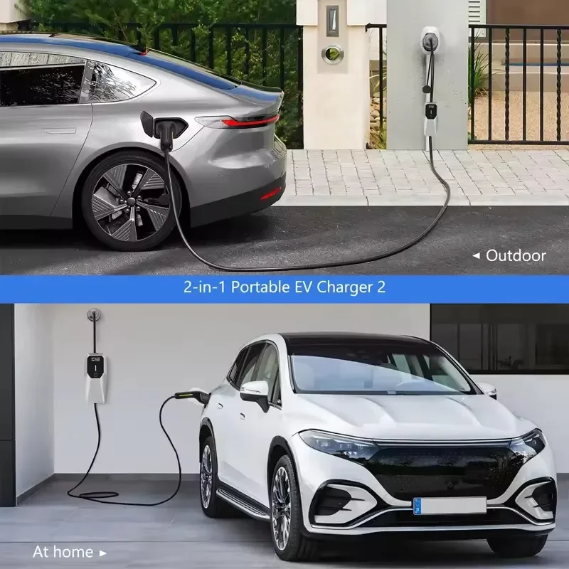 Diboev preço de fábrica ev carregador de carro nível 2 16a 32a ajustável 3.5kw 7kw 11kw estação de carregamento elétrico portátil ev carregador